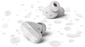Гарнитура внутриканальные Philips TAT3508WT/00 белый беспроводные bluetooth в ушной раковине от магазина РЭССИ