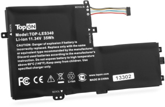 Батарея для ноутбука TopON TOP-LES340 11.34V 3086mAh литиево-ионная (103377) от магазина РЭССИ