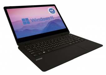 Ноутбук Digma EVE 11 C421Y Celeron N4020C 4Gb eMMC128Gb Intel UHD Graphics 600 11.6" TN Touch HD (1366x768) Windows 11 Home Multi Language 64 black WiFi BT Cam 4000mAh (NCN114BXW01) от магазина РЭССИ