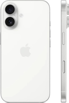Смартфон Apple A3288 iPhone 16 128Gb белый моноблок 3G 4G 2Sim 6.1" 1179x2556 iOS 18 48Mpix 802.11 a/b/g/n/ac/ax/be NFC GPS Protect от магазина РЭССИ