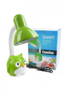 Светильник Camelion KD-380  C05 "Сова", зеленый от магазина РЭССИ