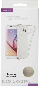 Чехол (клип-кейс) Redline для Samsung Galaxy A52 iBox Crystal прозрачный (УТ000023931) от магазина РЭССИ