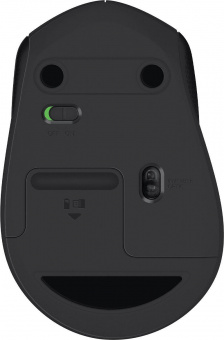 Мышь Logitech M330s черный оптическая (1000dpi) silent беспроводная USB (2but) от магазина РЭССИ