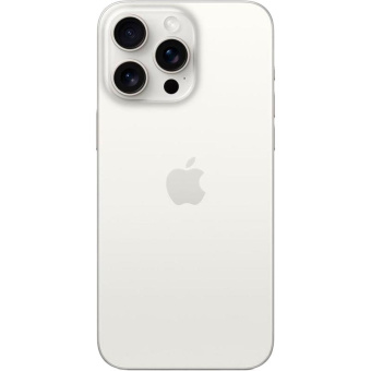 Смартфон Apple A3106 iPhone 15 Pro Max 256Gb белый титан моноблок 3G 4G 6.7" 1290x2796 iOS 17 48Mpix 802.11 a/b/g/n/ac/ax NFC GPS GSM900/1800 TouchSc Protect от магазина РЭССИ