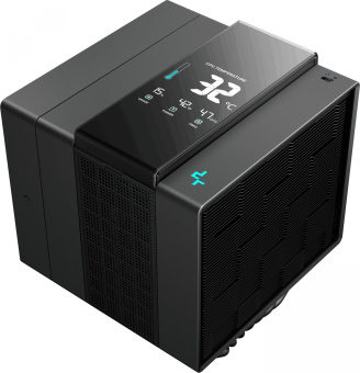 Устройство охлаждения(кулер) Deepcool Assassin IV VC Vision Soc-AM5/AM4/1200/2066/1700/1851 черный 4-pin 29.3dB Al+Cu LCD 300W 1780gr Ret (R-ASN4-BKNVMD-G) от магазина РЭССИ
