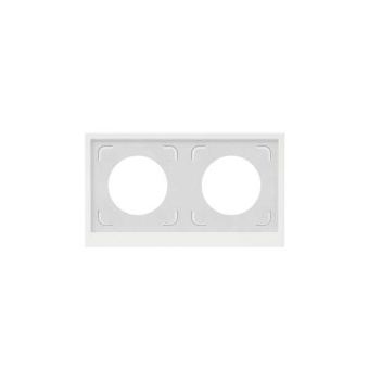 Рамка 2 поста IP44, KANT, белая магнолия от магазина РЭССИ