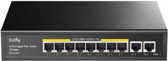 Коммутатор Cudy GS1010PE (L2) 10x1Гбит/с 8PoE+ 120W неуправляемый от магазина РЭССИ