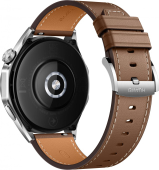 Смарт-часы Huawei Watch GT 4 Phoinix-B19L 46мм 1.43" AMOLED корп.серебристый рем.коричневый разм.брасл.:140-210мм (55020BGX) от магазина РЭССИ