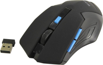 Мышь Defender Accura MM-275 черный/синий оптическая 1600dpi беспров. USB 5but (52275) от магазина РЭССИ