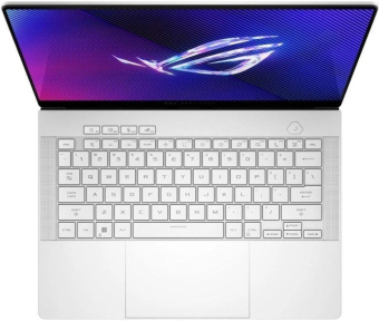 Ноутбук Asus ROG Zephyrus G14 GA403UU-QS080 Ryzen 7 8845HS 16Gb SSD1Tb NVIDIA GeForce RTX4050 6Gb 14" OLED 3K (2880x1800) без ОС white WiFi BT Cam (90NR0HZ2-M003V0) от магазина РЭССИ