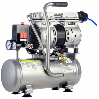 Компрессор поршневой Hyundai HYC 14206LMS безмасляный 140л/мин 6л 750Вт серебристый от магазина РЭССИ