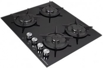 Газовая варочная поверхность Maunfeld EGHG.64.1CB/G черный от магазина РЭССИ