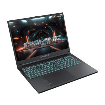 Ноутбук Gigabyte G6 Core i7 12650H 16Gb SSD512Gb NVIDIA GeForce RTX4060 8Gb 16" IPS FHD+ (1920x1200) Windows 11 Home black WiFi BT Cam (KF-G3KZ853SH) от магазина РЭССИ