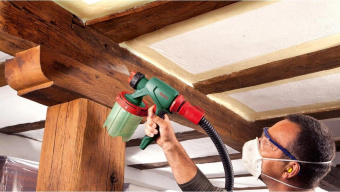 Краскопульт Bosch PFS 7000 1400Вт бак:1000мл 700мл/мин от магазина РЭССИ