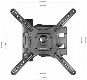 Кронштейн для телевизора Onkron NP40 черный 32"-65" макс.35кг настенный поворот и наклон от магазина РЭССИ