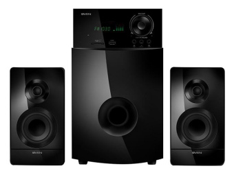 Колонки Sven MS-2100 2.1 черный 80Вт от магазина РЭССИ