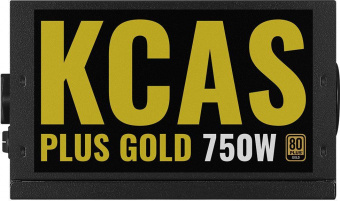 Блок питания Aerocool ATX 750W KCAS PLUS GOLD 750W RGB 80+ gold 24+2x(4+4) pin APFC 120mm fan color LED 8xSATA RTL от магазина РЭССИ
