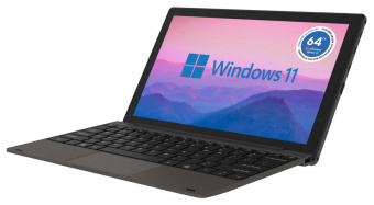 Планшет Digma EVE 1470D Celeron N4000 (1.1) 2C RAM4Gb ROM64Gb 10.1" IPS 1280x800 Windows 11 черный 2Mpix BT WiFi Touch microSD 128Gb mHDMI 3000mAh от магазина РЭССИ