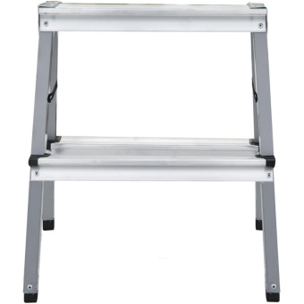 Двухсторонняя стремянка Новая Высота сталь/алюминий 2х2 ступени 1140202 от магазина РЭССИ