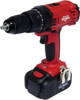 Дрель-шуруповерт Elitech ДА 18СЛ2 (Е2201.006.02) аккум. патрон:быстрозажимной (кейс в комплекте) (191618) от магазина РЭССИ