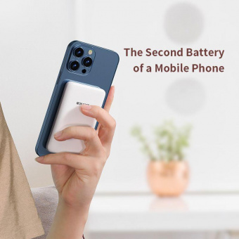 Мобильный аккумулятор Romoss WSS05 5000mAh 3A PD беспров.зар. белый от магазина РЭССИ