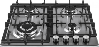 Газовая варочная поверхность Weissgauff HGG 641 XB нержавеющая сталь от магазина РЭССИ