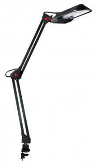 Светильник Camelion KD-017C С02 (3281) настольный на струбцине 2G7 черный 11Вт от магазина РЭССИ