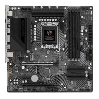 Материнская плата Asrock Z790M PG LIGHTNING/D4 Soc-1700 Intel Z790 4xDDR4 mATX AC`97 8ch(7.1) GbLAN RAID+HDMI от магазина РЭССИ