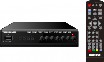 Ресивер DVB-T2 Telefunken TF-DVBT262 черный от магазина РЭССИ