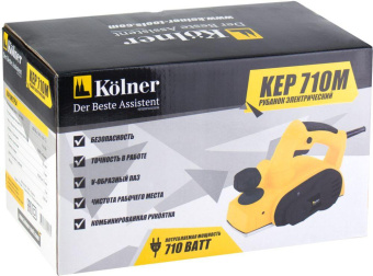 Рубанок Kolner KEP 710 М 710Вт 82мм 16000об/мин от магазина РЭССИ