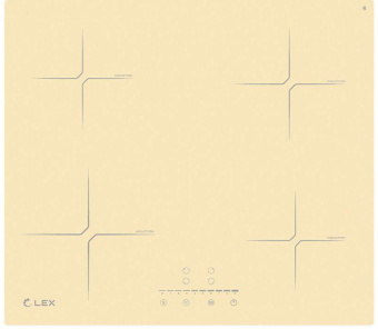 Индукционная варочная поверхность Lex EVI 640-2 IV слоновая кость от магазина РЭССИ