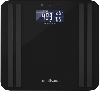 Весы напольные электронные Medisana BS 465 макс.180кг черный от магазина РЭССИ