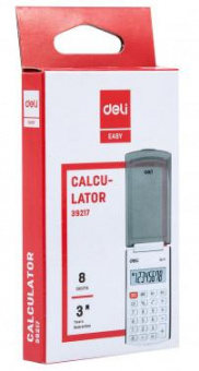 Калькулятор карманный Deli E39217/BLUE синий 8-разр. от магазина РЭССИ