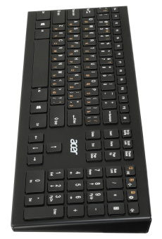 Клавиатура Acer OKR010 черный USB беспроводная slim Multimedia от магазина РЭССИ