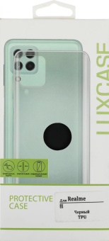 Чехол (клип-кейс) для Realme 8i LuxCase черный (62348) от магазина РЭССИ