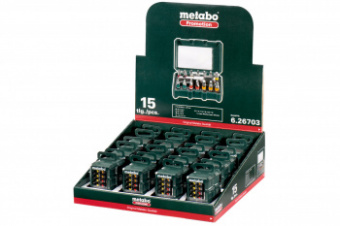 Набор бит Metabo 626703000 (15пред.) для шуруповертов/дрелей от магазина РЭССИ
