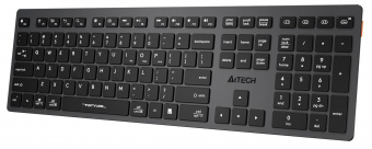 Клавиатура A4Tech Fstyler FBX50C серый USB беспроводная BT/Radio slim Multimedia (FBX50C GREY) от магазина РЭССИ