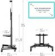 Картинка Подставка для телевизора Onkron TS1551 черный 40"-70" макс.60.5кг напольный мобильный от магазина РЭССИ Подставка для телевизора Onkron TS1551 черный 40"-70" макс.60.5кг напольный мобильный от магазина РЭССИ
