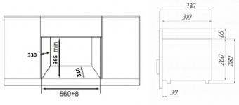 Микроволновая печь Maunfeld JBMO.20.5S 20л. 700Вт нержавеющая сталь/черный (встраиваемая) от магазина РЭССИ
