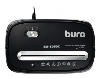 Шредер Buro Home BU-S050C (секр.P-3) фрагменты 5лист. 13лтр. пл.карты от магазина РЭССИ