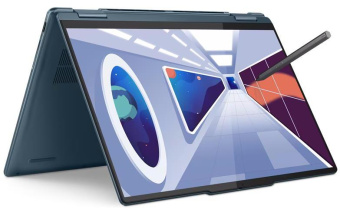 Ноутбук Lenovo Yoga 7 14IRL8 Core i5 1340P 16Gb SSD512Gb Intel Iris Xe graphics 14" OLED Touch WUXGA (1920x1200) Windows 11 Home grey WiFi BT Cam (82YL006QRK) от магазина РЭССИ