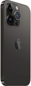 Смартфон Apple A2892 iPhone 14 Pro 256Gb 6Gb черный космос моноблок 3G 4G 2Sim 6.1" 1179x2556 iOS 16 48Mpix 802.11 a/b/g/n/ac/ax NFC GPS GSM900/1800 GSM1900 TouchSc Protect от магазина РЭССИ