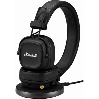 Гарнитура накладные Marshall Major IV черный беспроводные bluetooth оголовье (1005773) от магазина РЭССИ