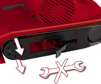 Ленточная шлифовальная машина Einhell TC-BS 8038 800Вт шир.ленты 76мм (4466260) от магазина РЭССИ