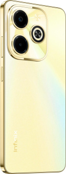 Смартфон Infinix X6528B Hot 40i 256Gb 8Gb золотой моноблок 3G 4G 2Sim 6.56" 720x1612 Android 13 50Mpix 802.11 a/b/g/n/ac NFC GPS GSM900/1800 GSM1900 TouchSc Protect FM A-GPS Micro SD max2048Gb от магазина РЭССИ