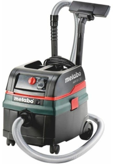 Строительный пылесос Metabo ASR 25 L SC universal 1400Вт (уборка: сухая/влажная) зеленый от магазина РЭССИ
