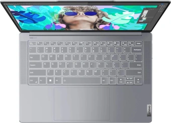 Ультрабук Lenovo Yoga Slim 7 14APU8 Ryzen 7 7840S 16Gb SSD512Gb AMD Radeon 780M 14.5" OLED Touch 2.9K (2944x1840) Windows 11 Home l.grey WiFi BT Cam (83AA000KRK) от магазина РЭССИ