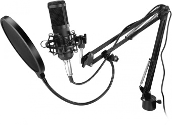 Микрофон проводной Оклик SM-600G 2.5м черный от магазина РЭССИ