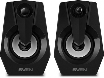 Колонки Sven 370 2.0 черный 6Вт от магазина РЭССИ