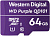 Флеш карта microSDXC 64Gb Class10 WD WDD064G1P0C Purple w/o adapter от магазина РЭССИ